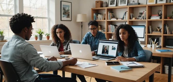 Nouvelle approche pédagogique : formation en design accessible à distance