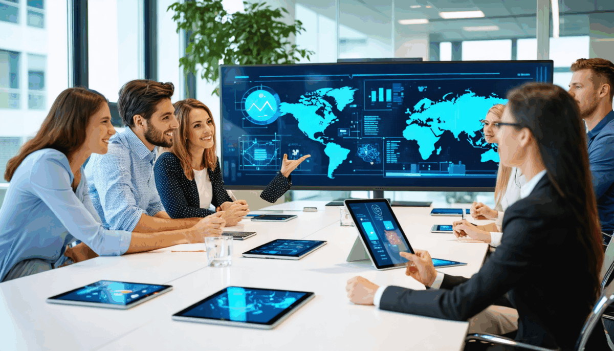découvrez comment les écrans tactiles améliorent l'efficacité et la collaboration lors des réunions grâce à leur interactivité et leur facilité d'utilisation.